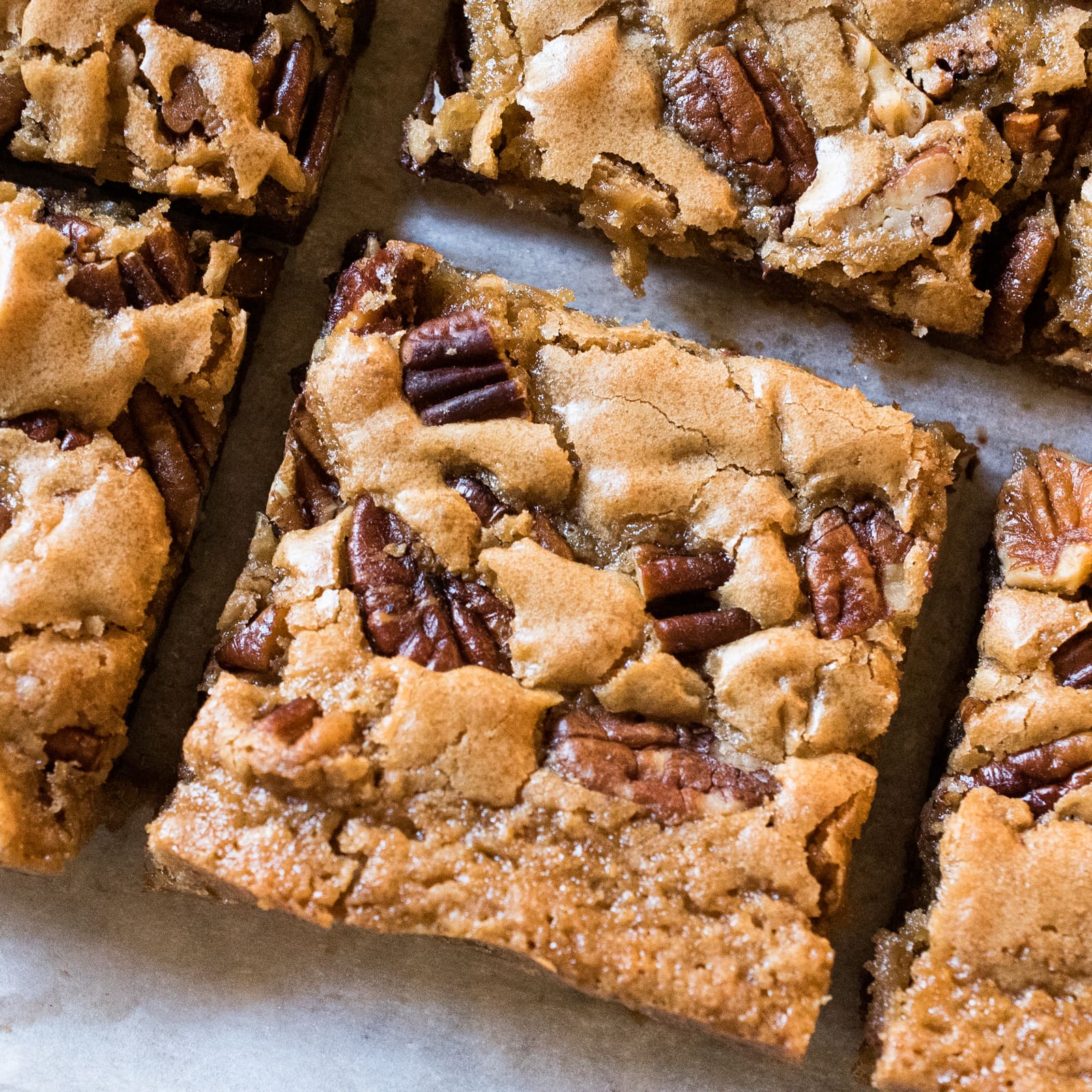 The Best Blondies with Toasted Pecans
