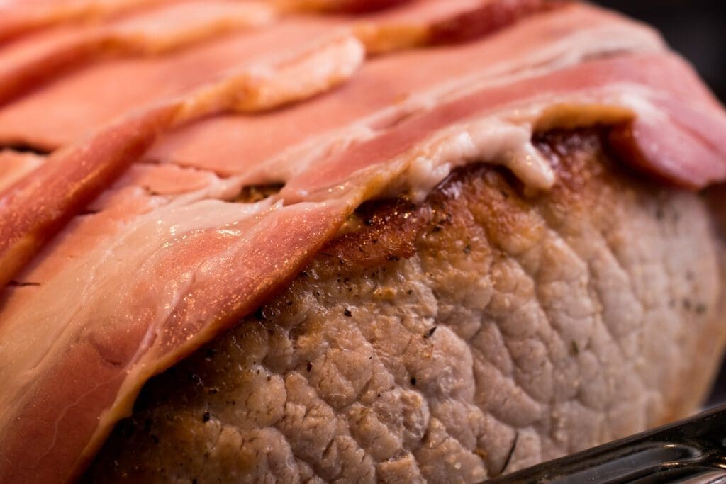 pork loin with bacon