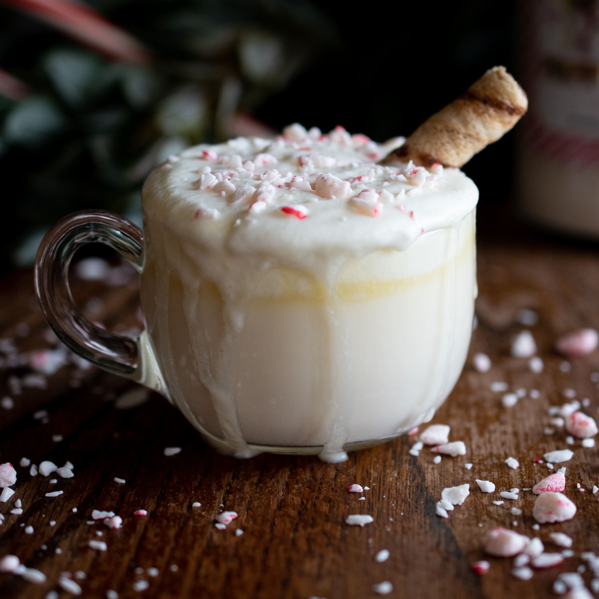 White Hot Chocolate with Peppermint