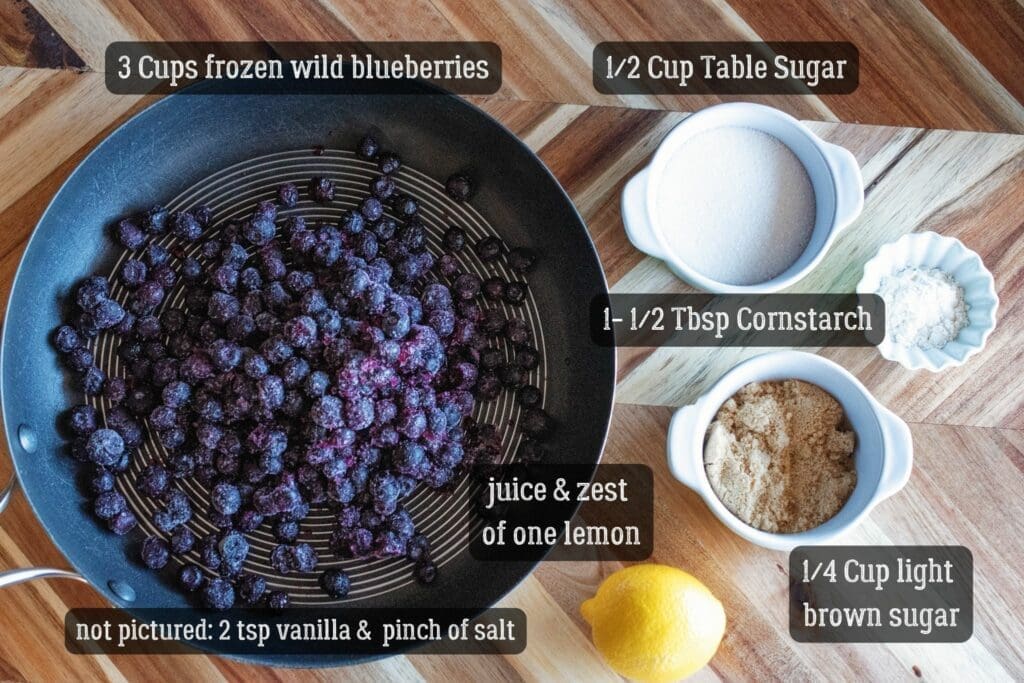 Blueberry filling ingredients