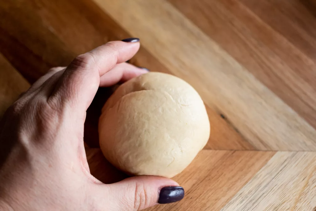 round dough ball