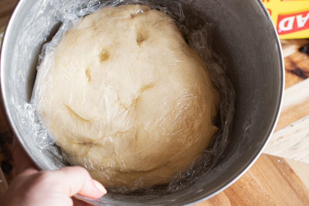 cover the dough